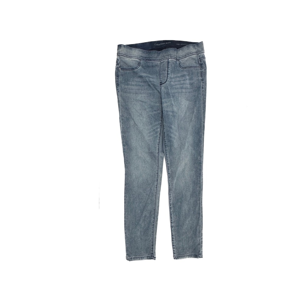 Calvin Klein Jeans Womens W28 Legging Pull On Jeggings Medium Wash Blue Denim